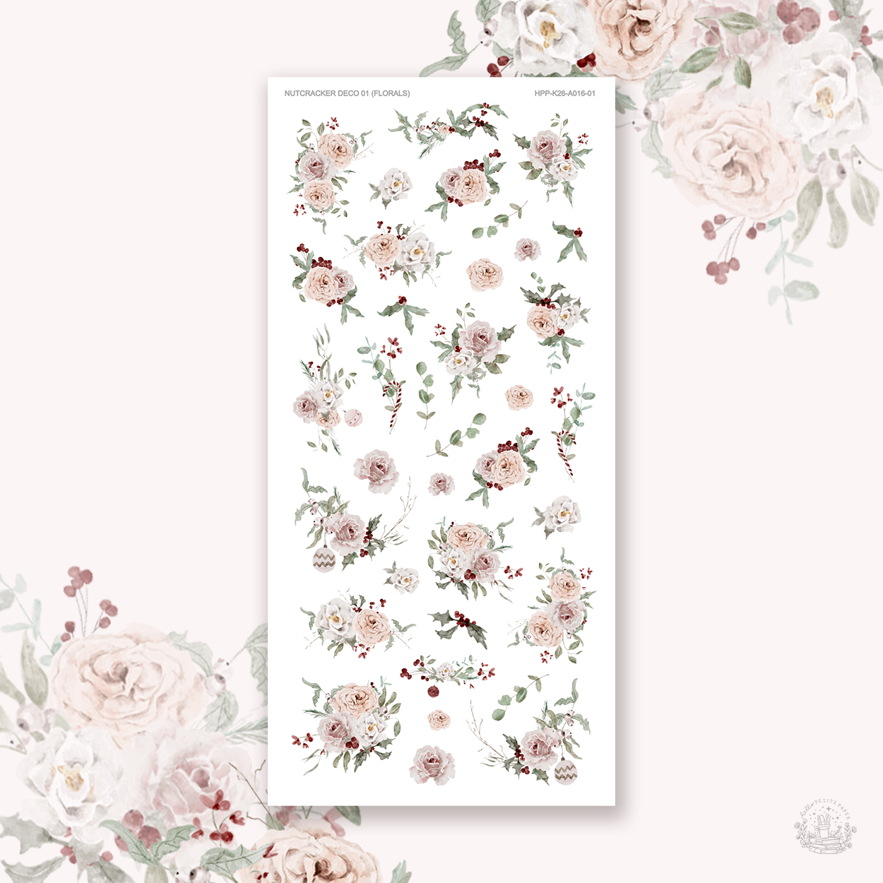 Nutcracker - Deco stickers 1 (florals)