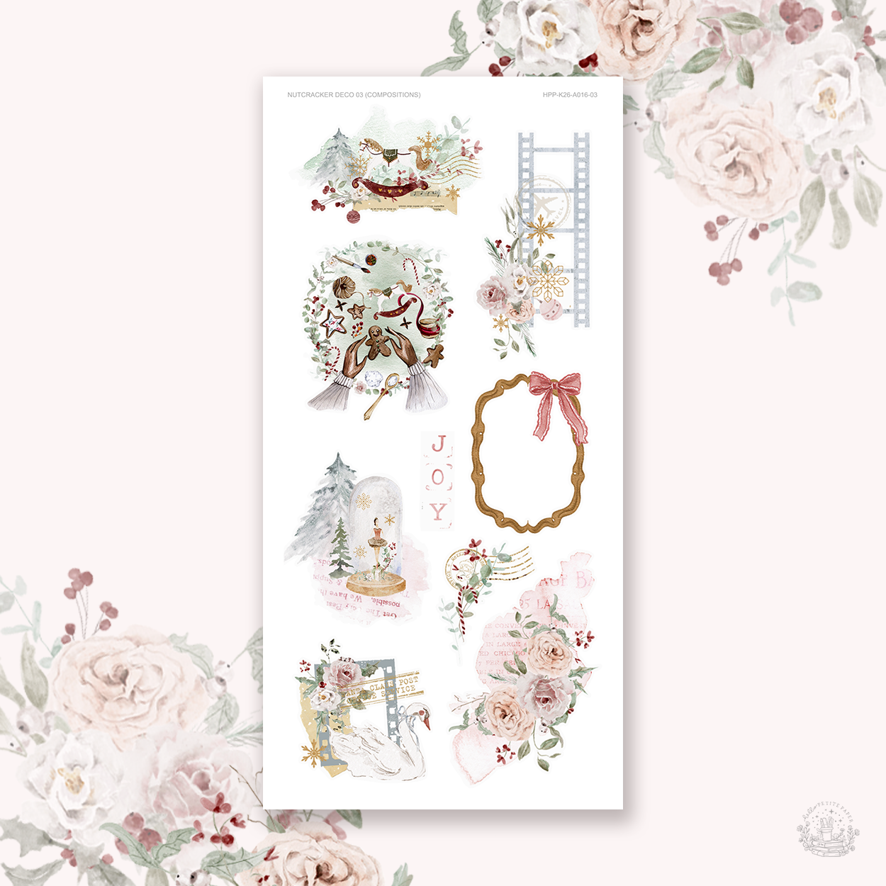 Nutcracker - Deco stickers 3 (compositions)