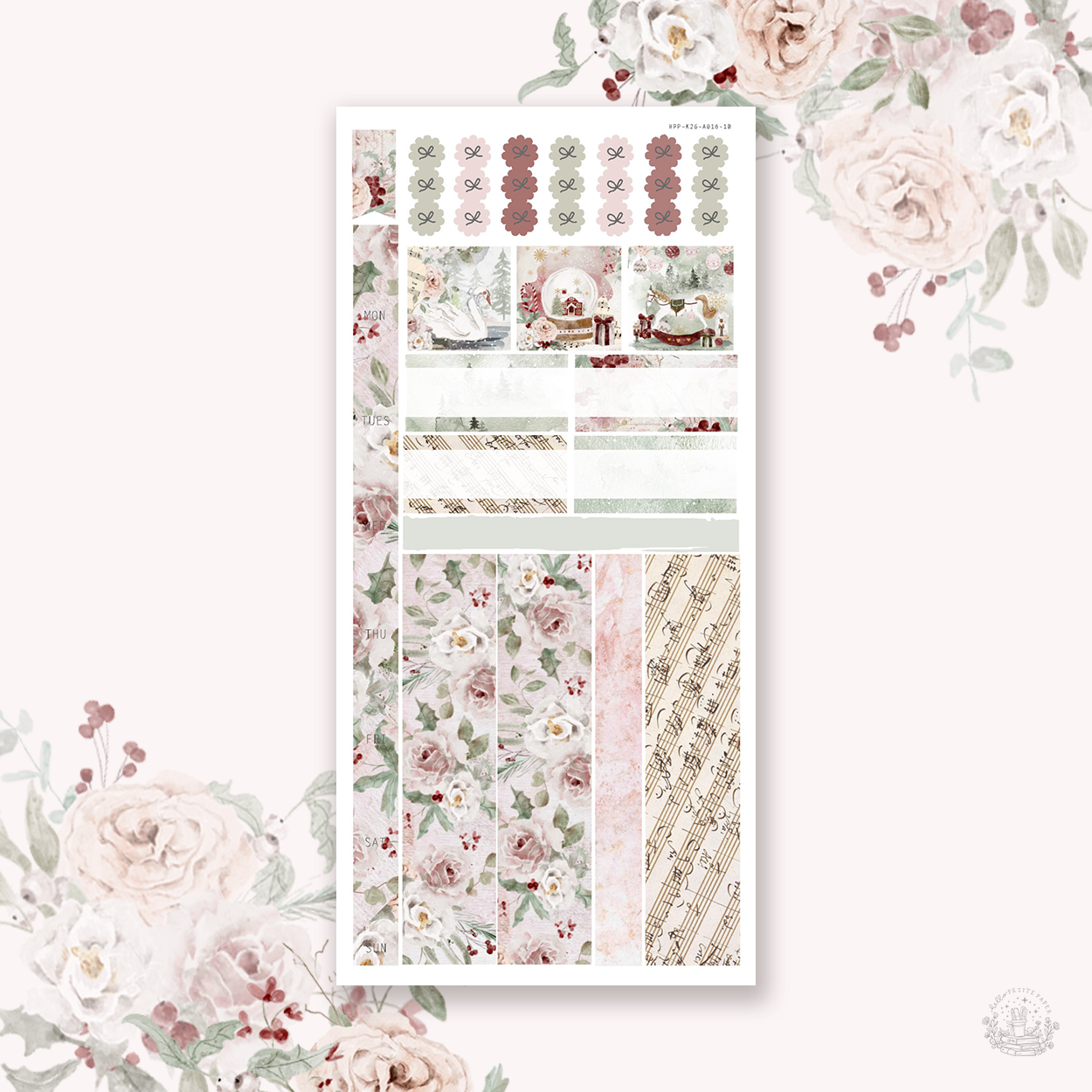 Nutcracker - Hobonichi weeks sticker kit