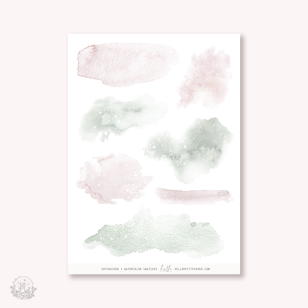 Nutcracker - Watercolor Swatches