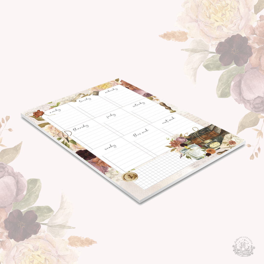 A5 weekly Notepad - One more chapter (10th shop anniversary)