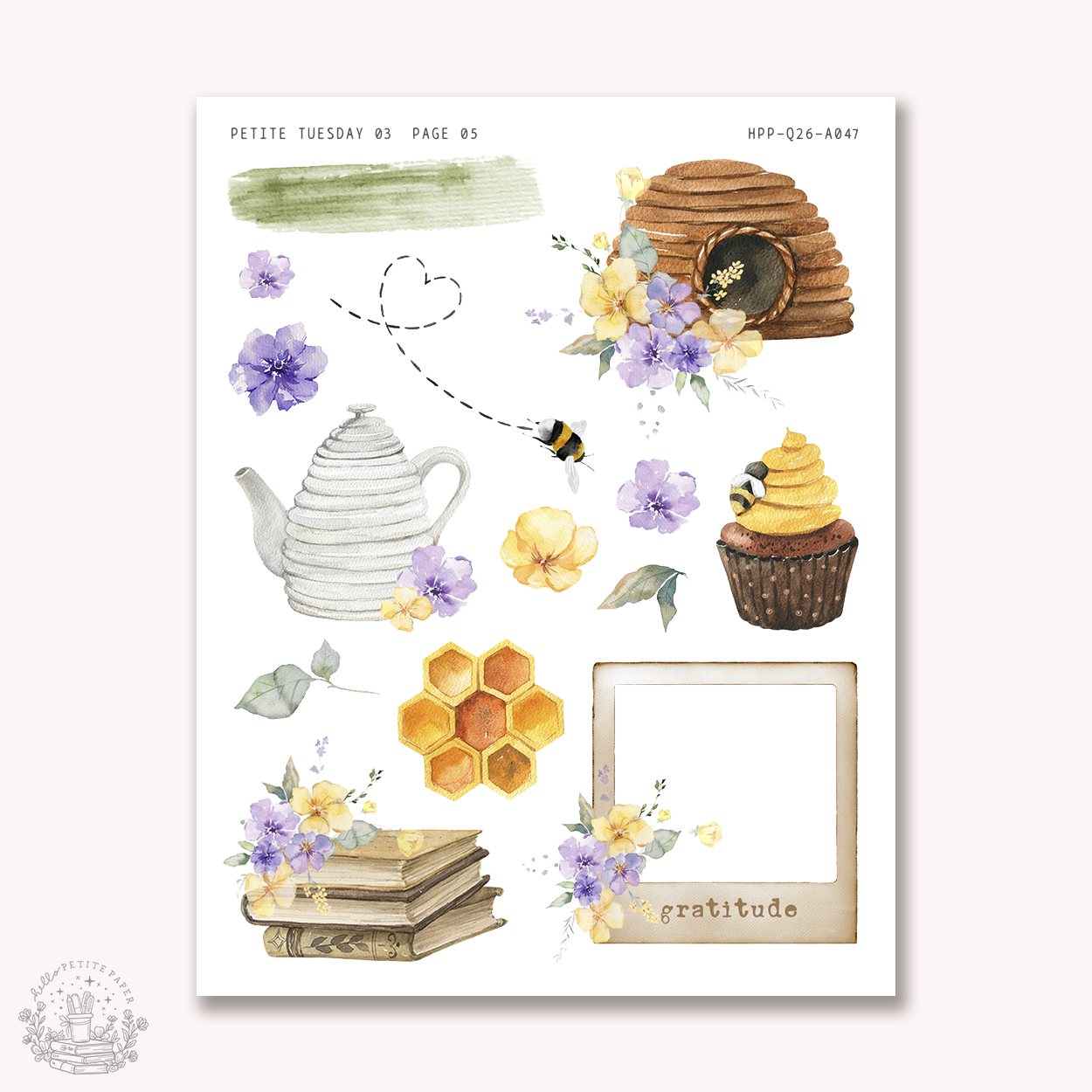 Petite Tuesday - Mini deco sticker collection (US03)