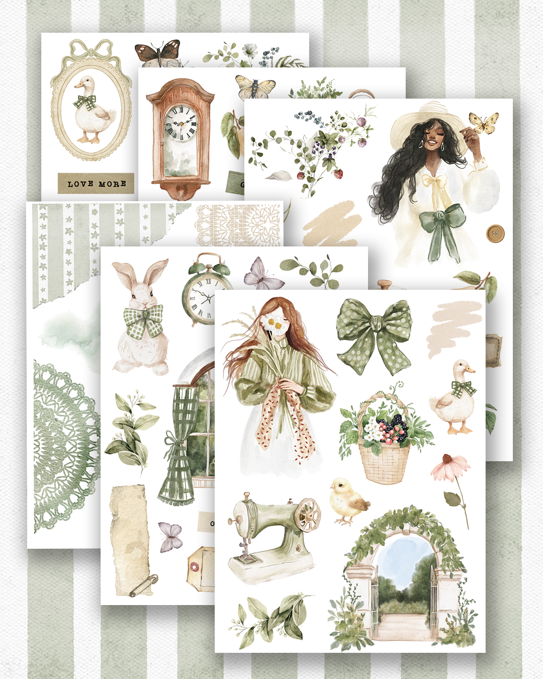 Printable sticker kit (Petite Tuesday 41) - digital download