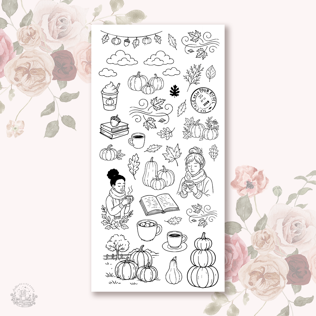 Quiet corners of Fall - Deco 6 (foiled deco)