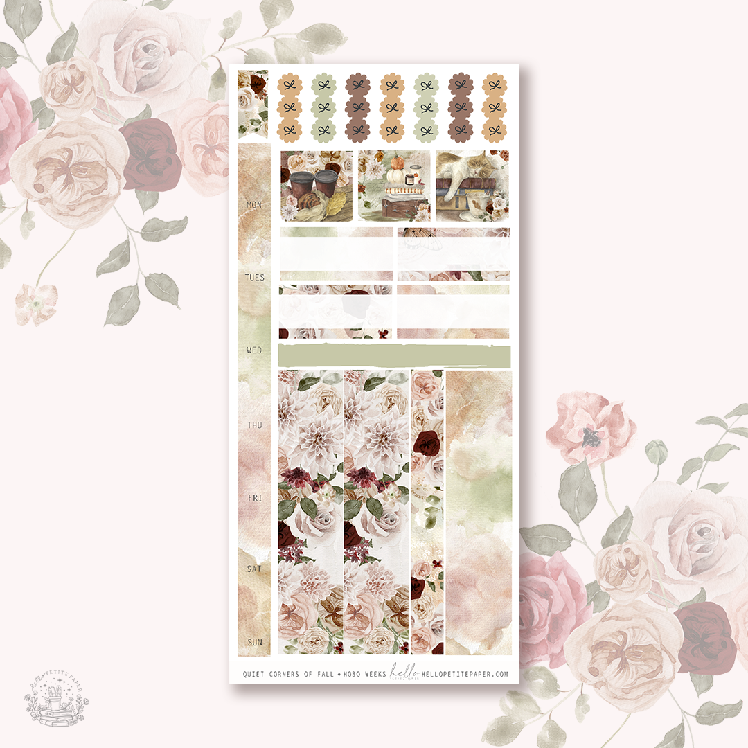 Quiet corners of Fall - Hobo weeks kit