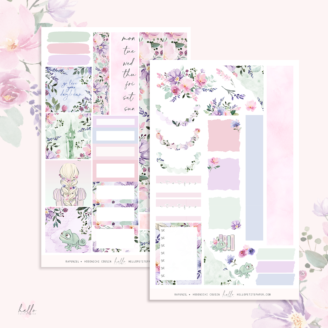 Rapunzel - Hobonichi Cousin Sticker Kit