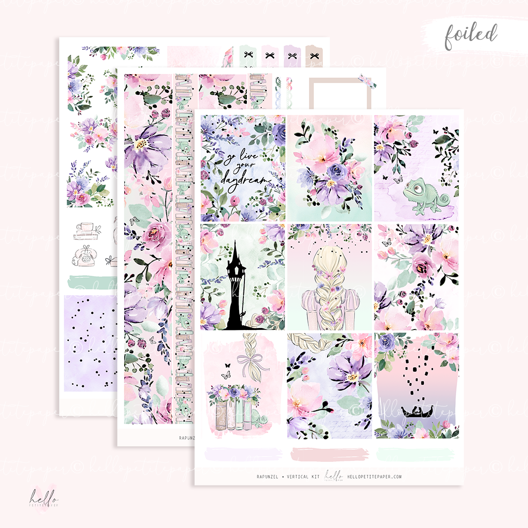 Rapunzel - Journaling Sticker Kit – Hello Petite Paper