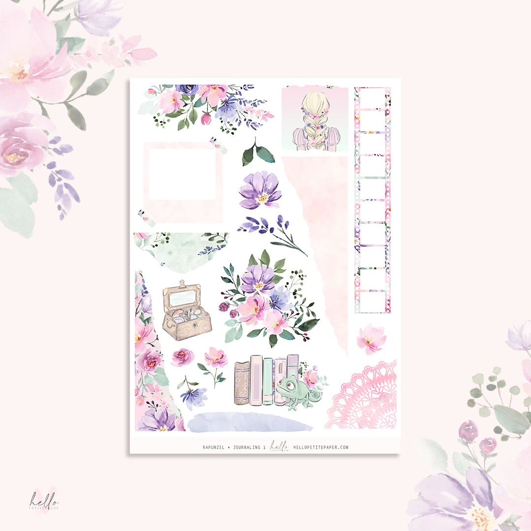 Rapunzel - Journaling Sticker Kit – Hello Petite Paper