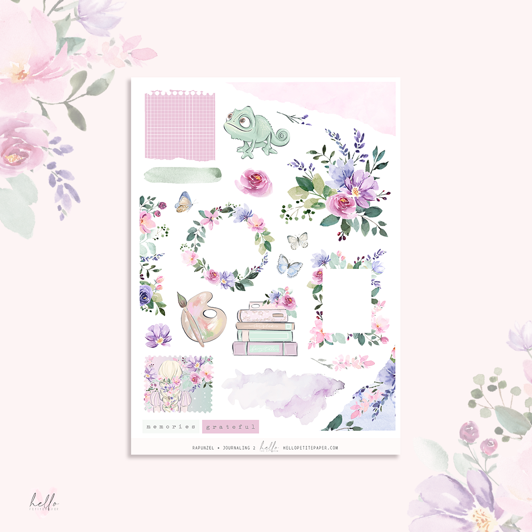 Rapunzel - Journaling Sticker Kit