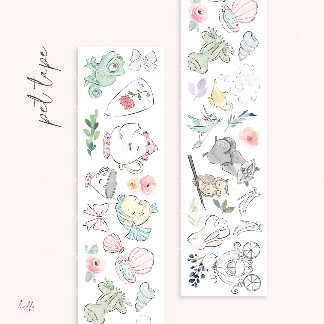 PET WASHI TAPE - Princesses