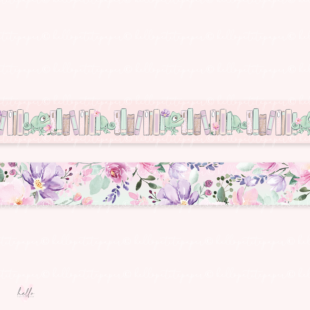 Rapunzel washi tape set of 2 - Gold Foil