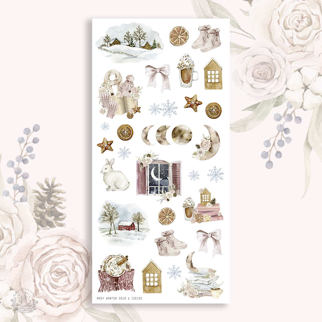 Rosy Winter - Deco stickers 2 (deco)