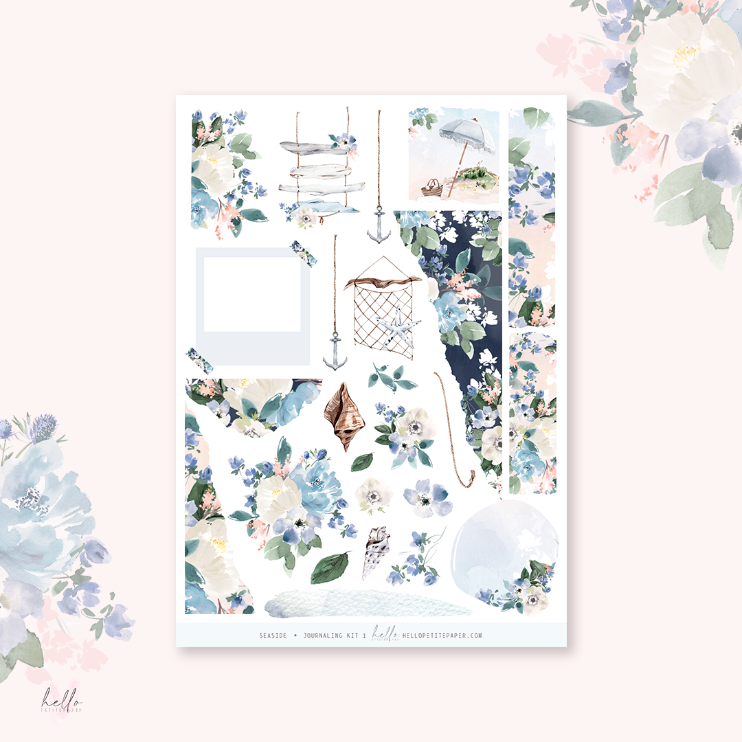 Journaling Sticker Kit - Seaside