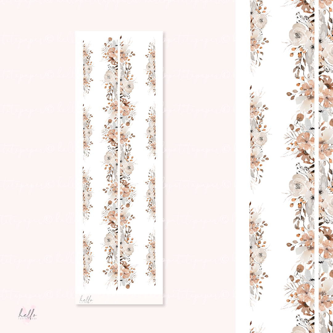 Floral trims | Seasons Greetings - planner stickers