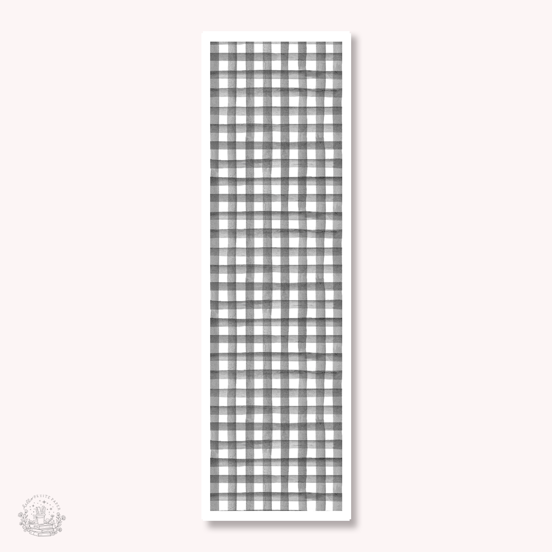 Sidebar strips (gingham black)