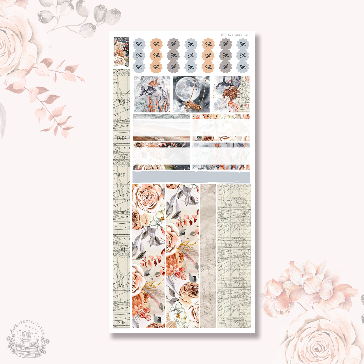 Siren's Call - Hobonichi weeks sticker kit