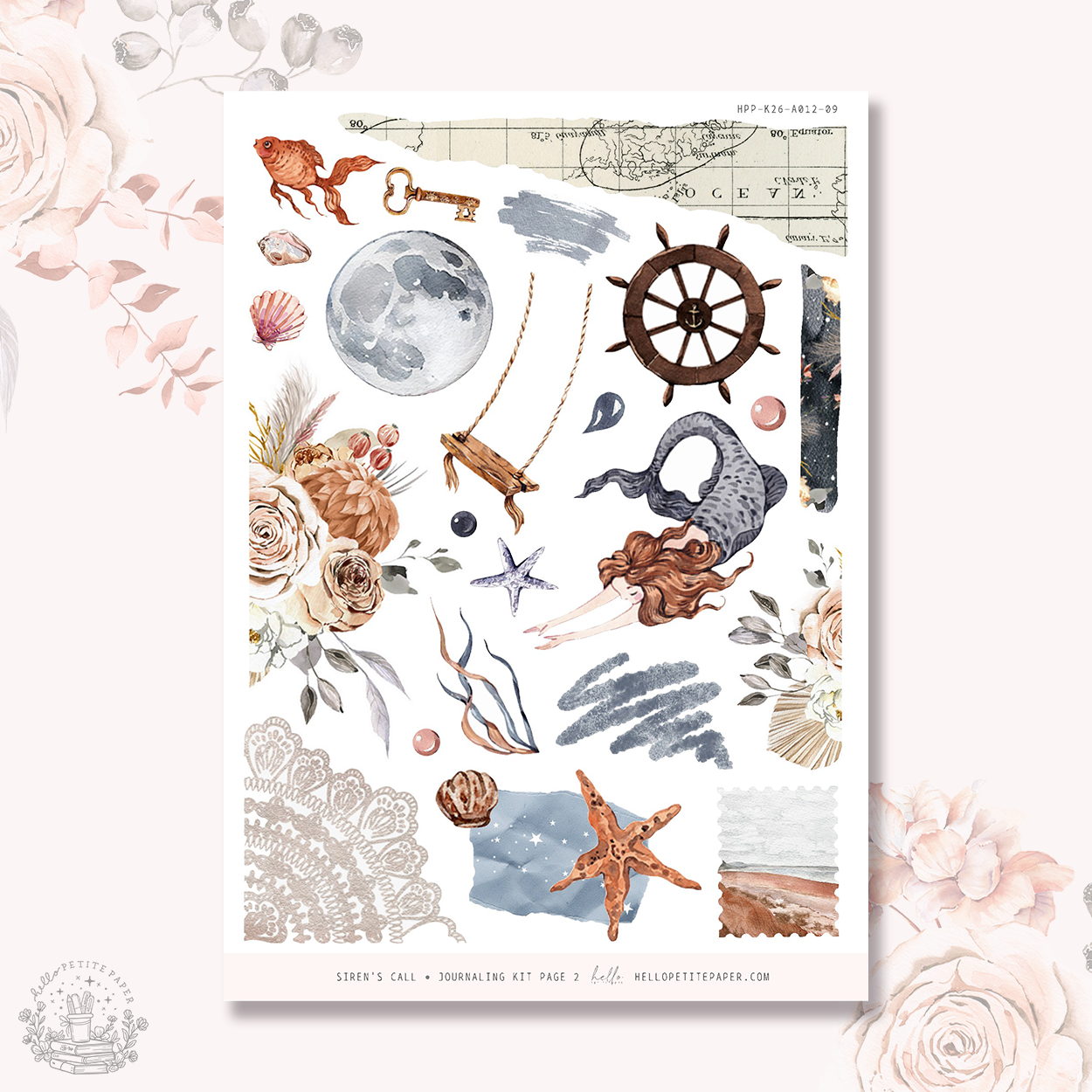 Siren's Call - Journaling Sticker Kit
