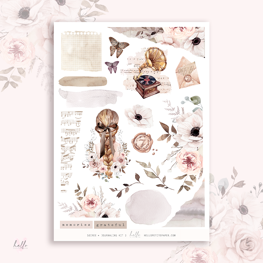 Soirée - Journaling Sticker Kit