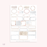 Sunset -  planner sticker kit