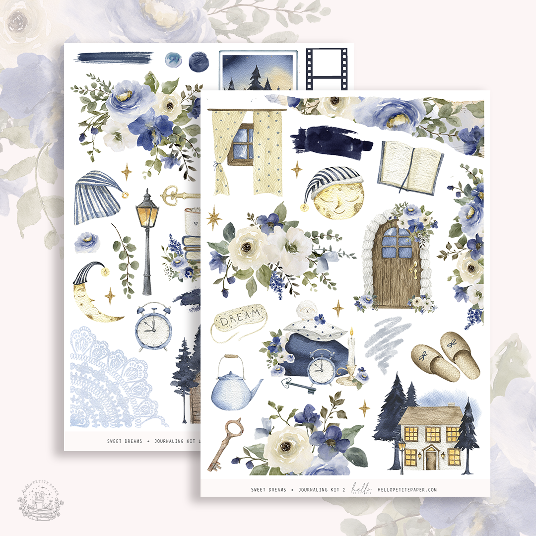 Grab Bag - (6 Journaling stickers)