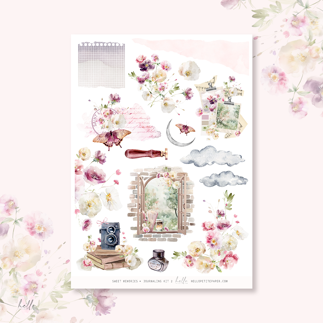 Sweet Memories - Journaling Sticker Kit