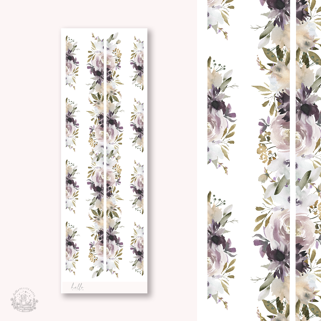 Turn the Page - floral trims | planner stickers