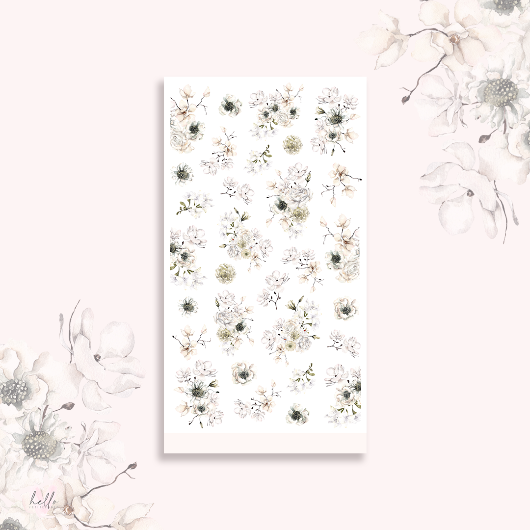 Underwater - floral deco, planner stickers