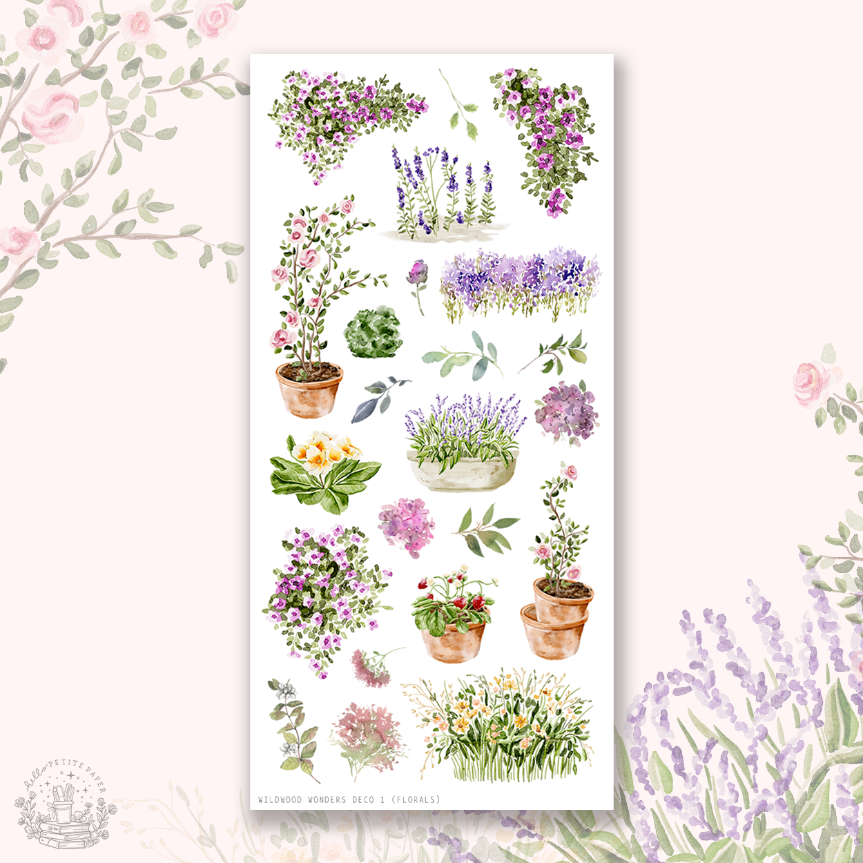 Wildwood Wonders - Deco stickers 1 (florals)