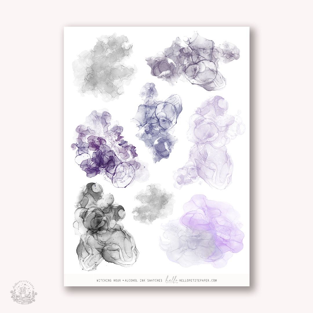 Witching Hour - Watercolor Swatches
