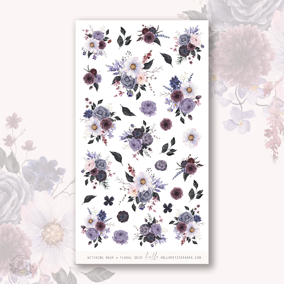 Witching Hour - deco planner stickers