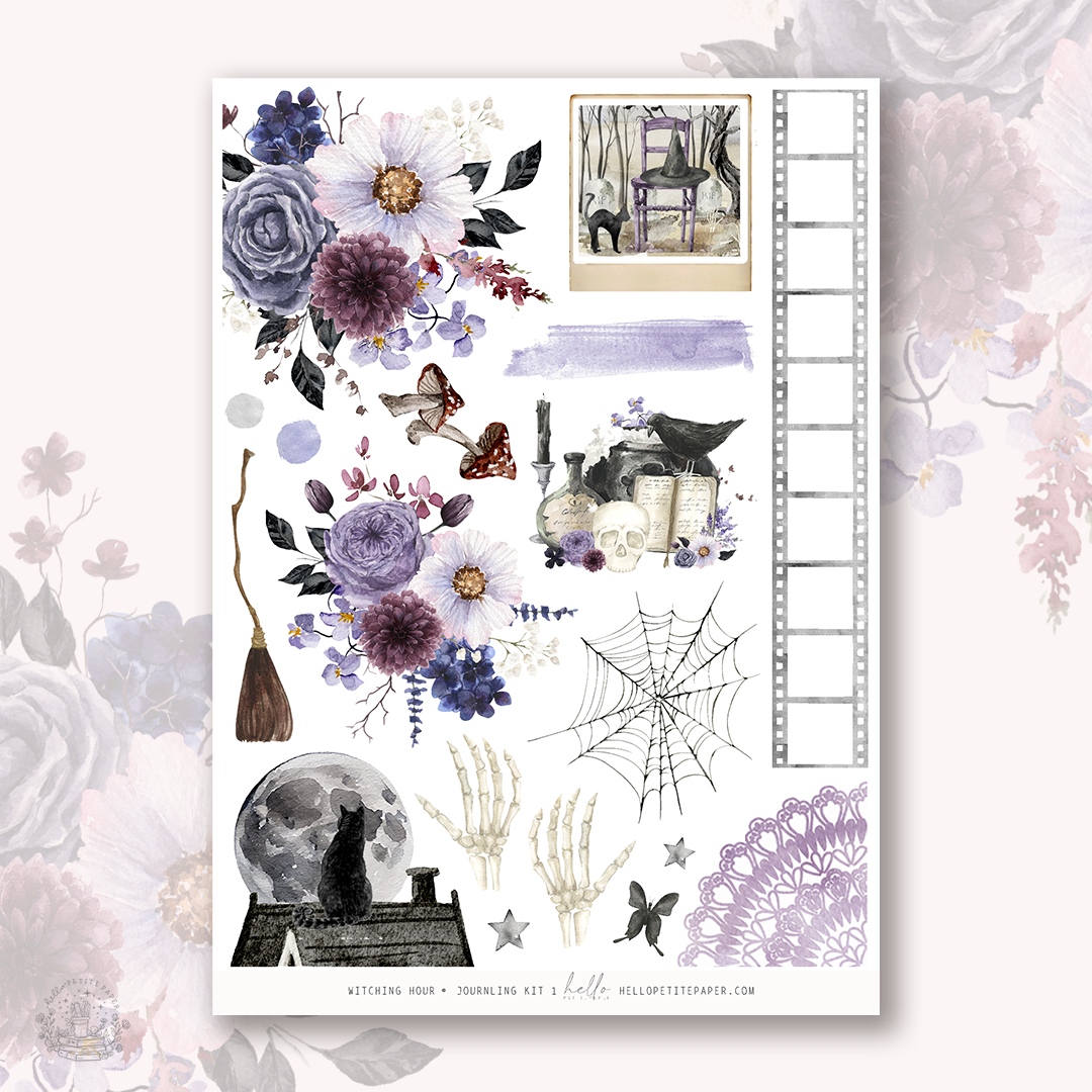 Witching Hour - Journaling Sticker Kit