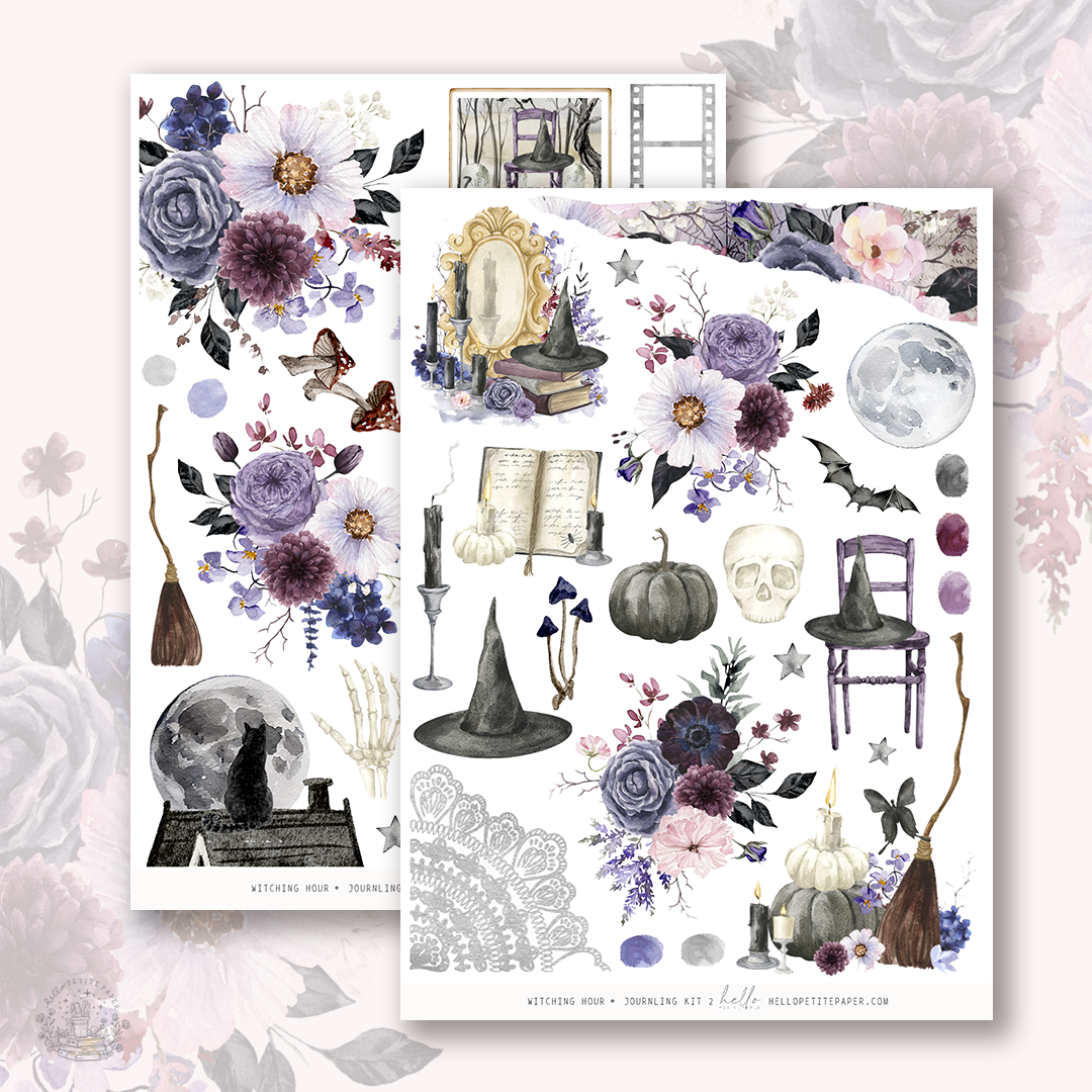 Witching Hour - Journaling Sticker Kit