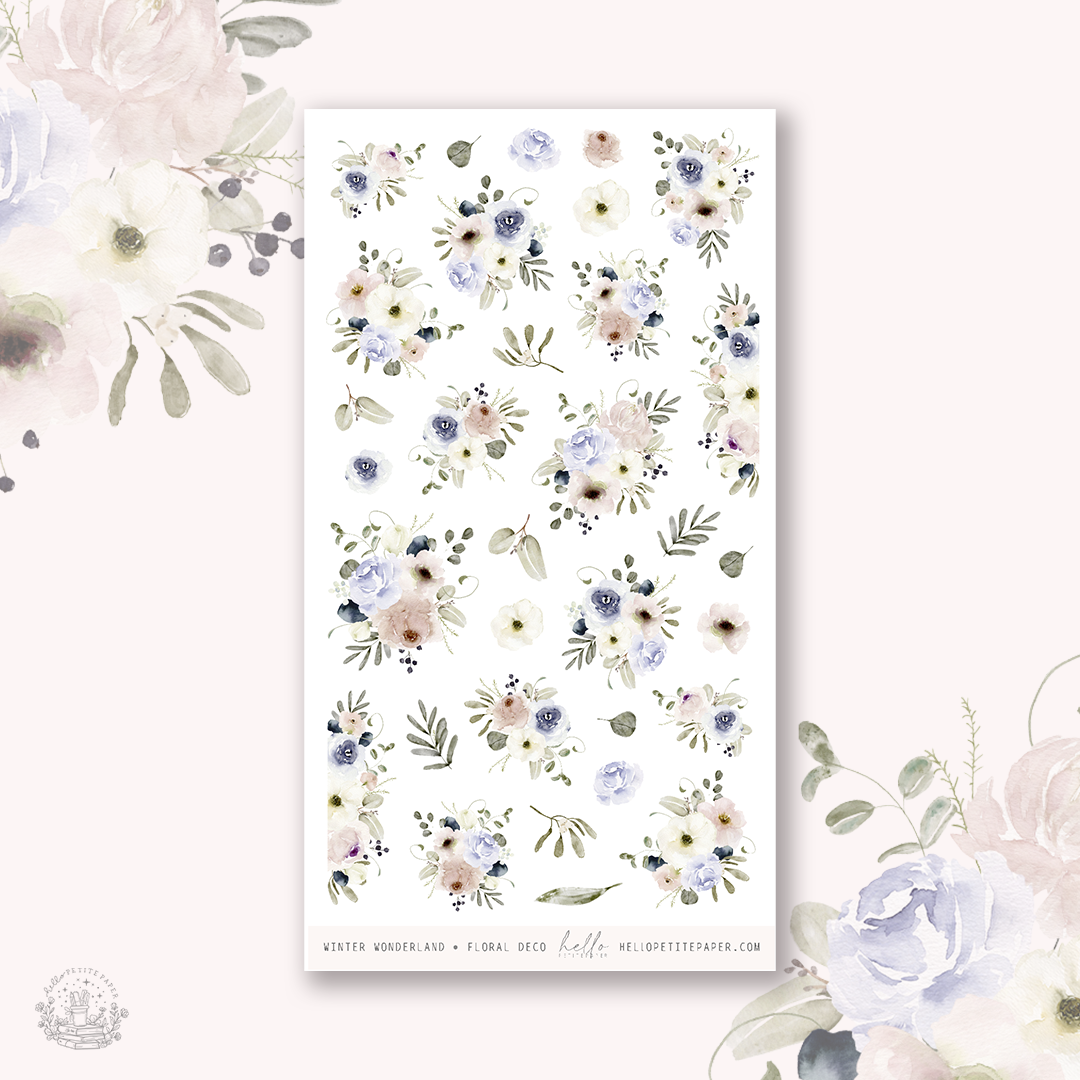 Winter Woodland - deco, planner stickers