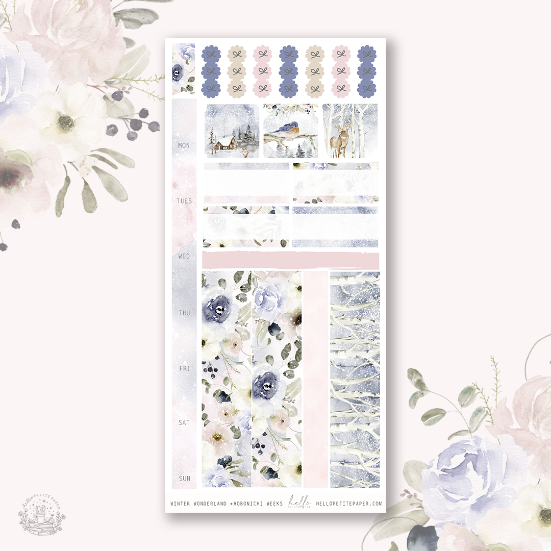 Winter Woodland - Hobo weeks kit