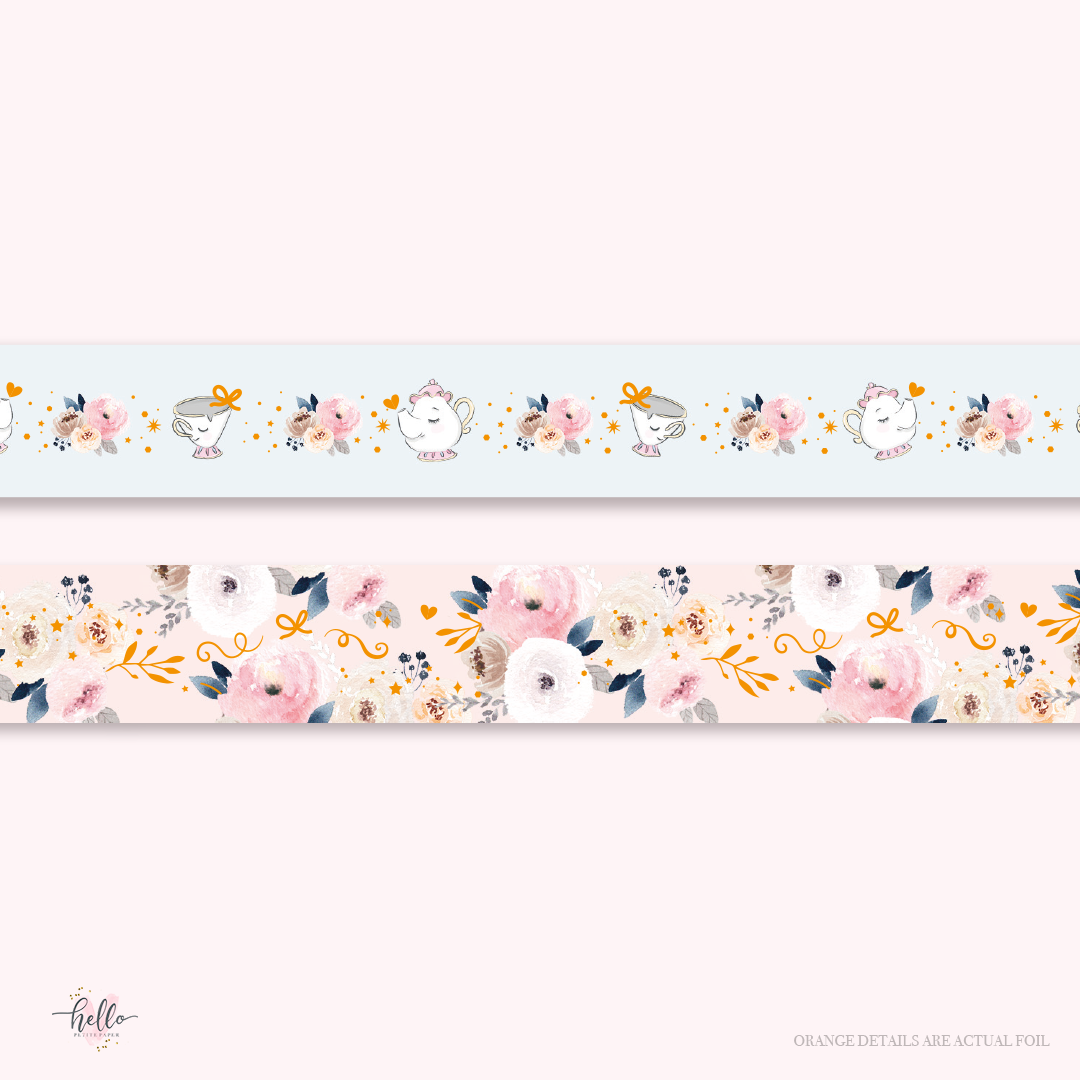 Flower Shop washi tape (1) - Gold Foil – Hello Petite Paper
