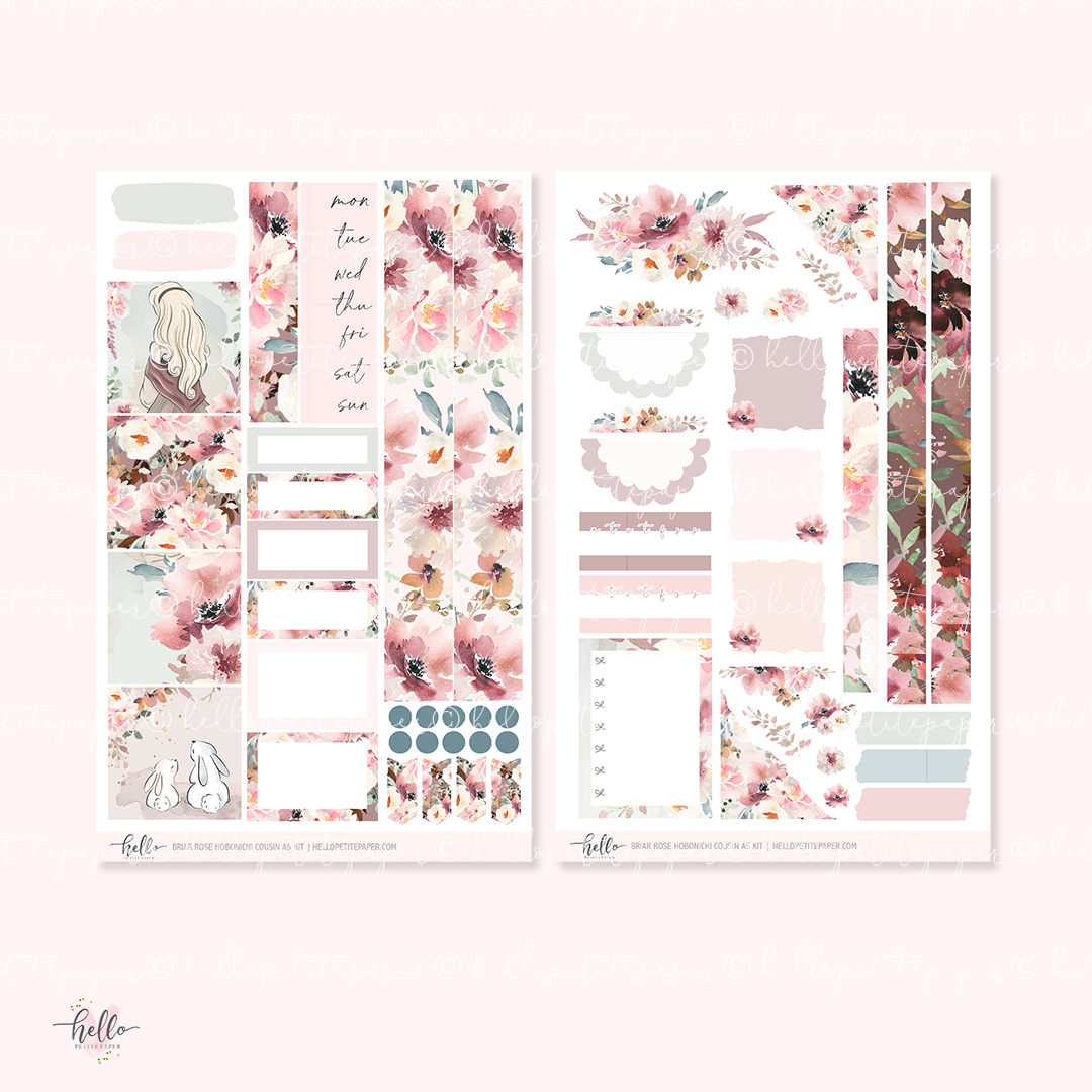 Hobonichi Cousin Kit - Briar Rose