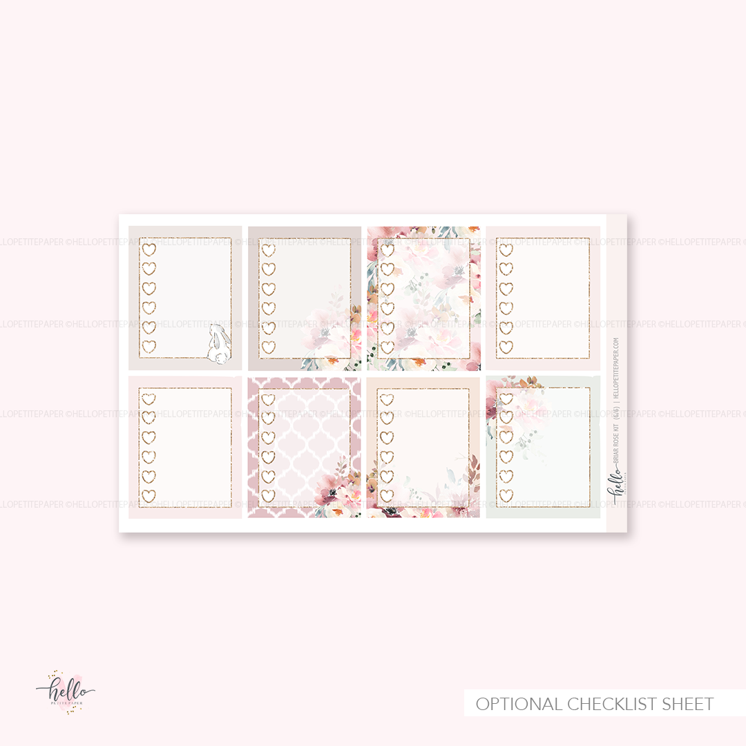 FOILED Briar Rose - sticker kit (gold foil)
