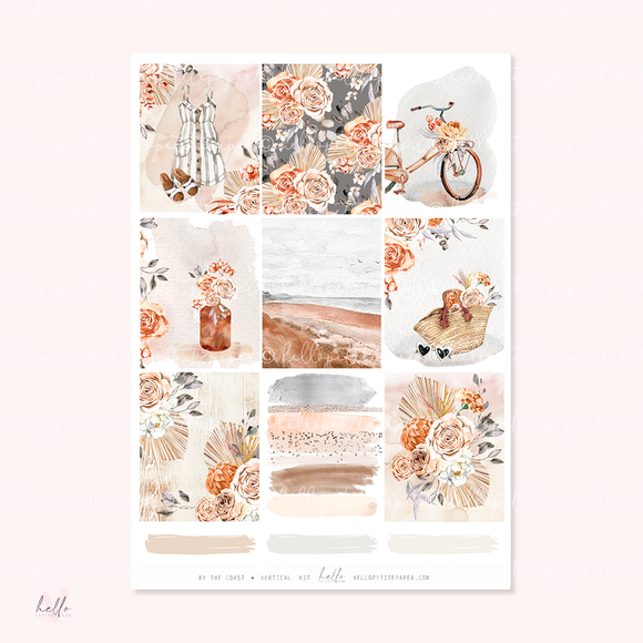 By the coast -  planner sticker kit