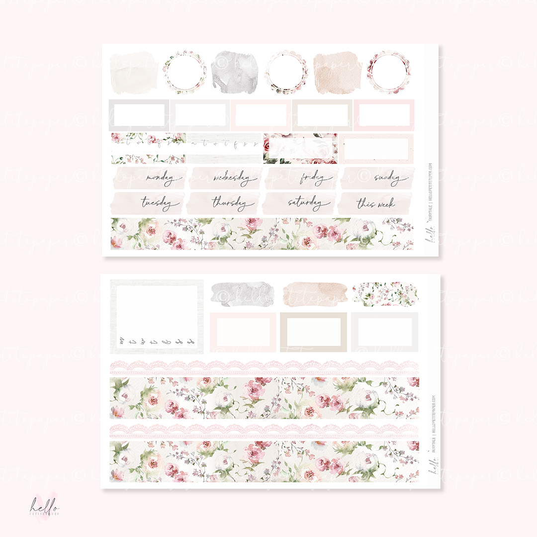 Fairytale - planner sticker kit