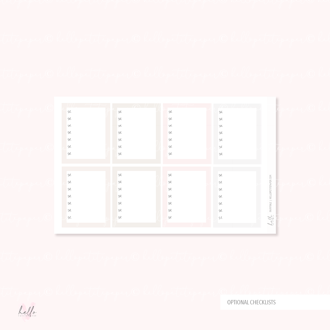 Fairytale - rose FOILED KIT - premium matte paper