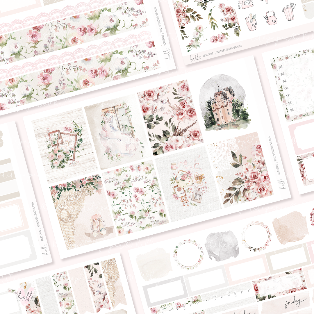 Fairytale - planner sticker kit