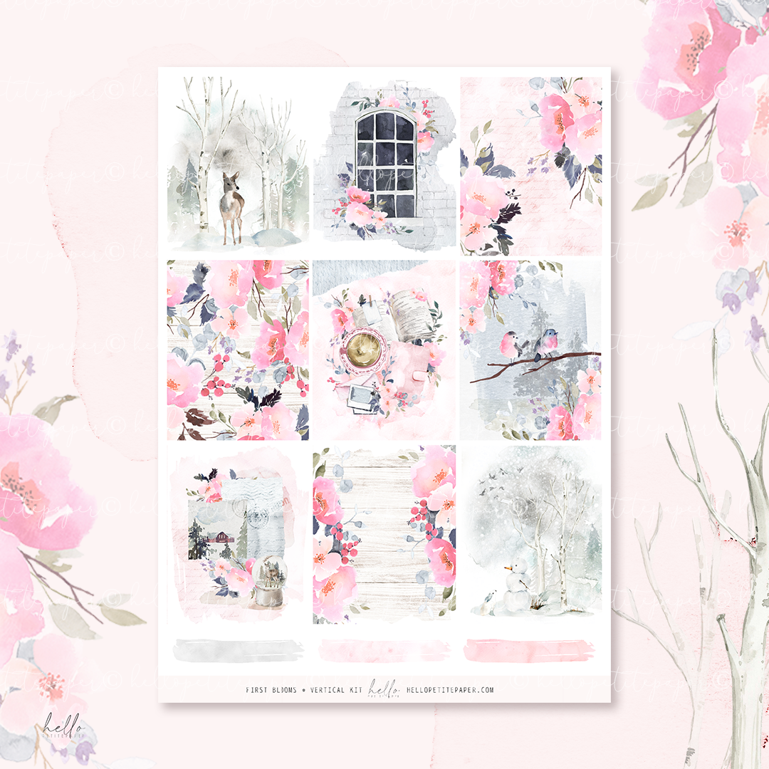 Celebration - floral deco, planner stickers – Hello Petite Paper