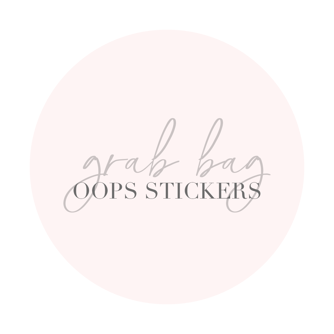 OOPS Grab Bag (5 OOPS sticker sheets)