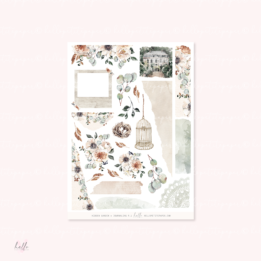 Journaling Kit - Hidden Garden