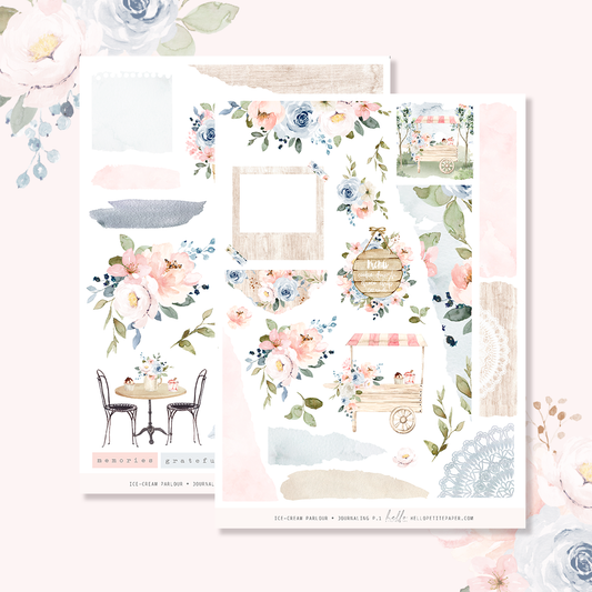 Journaling Kit - Ice-cream Parlour