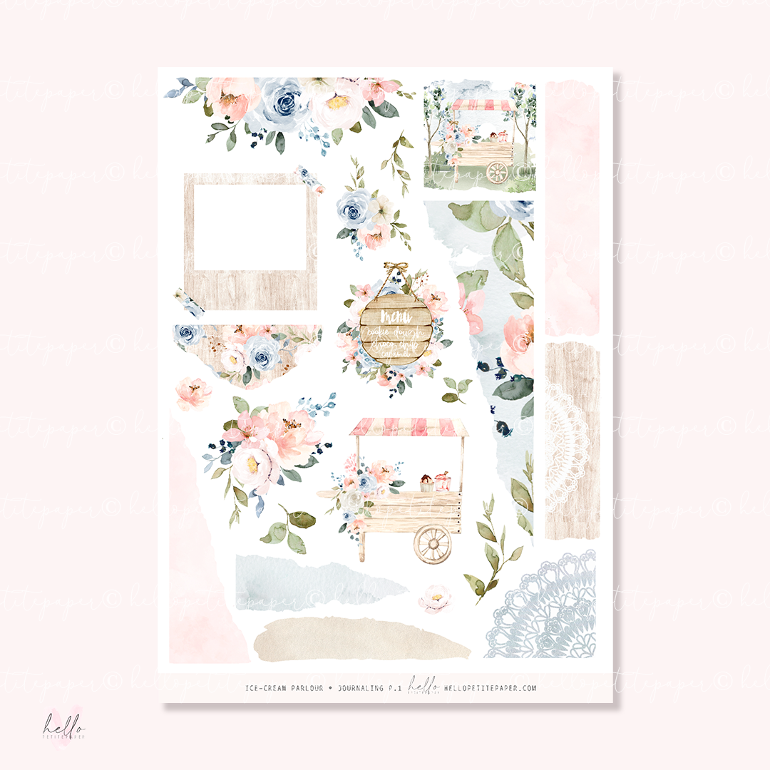 Journaling Kit - Ice-cream Parlour