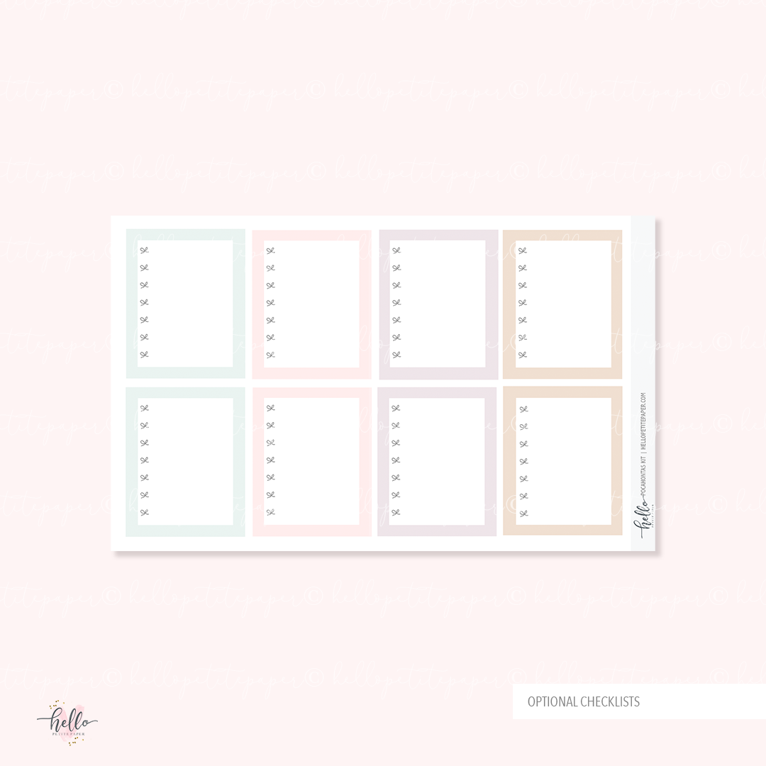 Pocahontas - FOILED KIT - premium matte paper