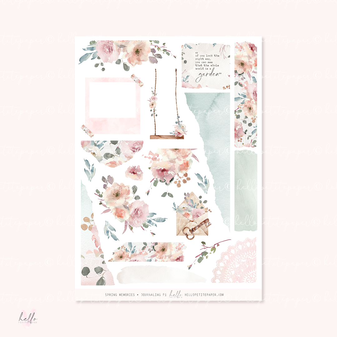 Journaling Kit - Spring memories