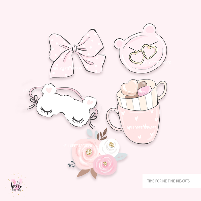 Time for me time Die-Cuts (set of 5)