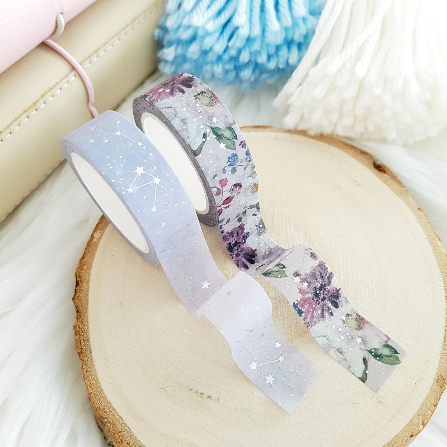 Moonlight - washi tape SET (silver foil)